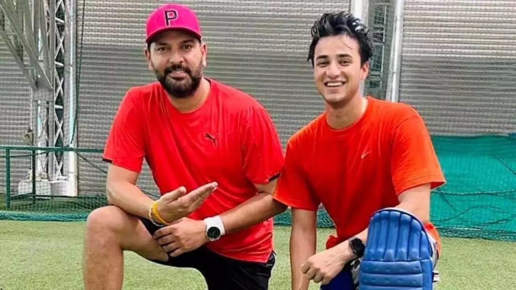 Yuvraj singh Abhishek Sharma Yuvraj singh Abhishek Sharma